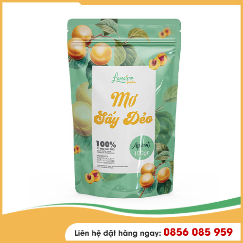 Mơ Sấy Dẻo<br>Khối Lượng Tịnh: 100gr